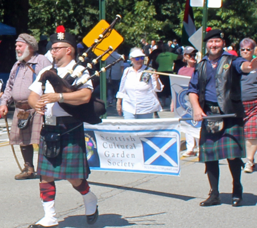 Scottish Garden in the Parade of Flags at One World Day